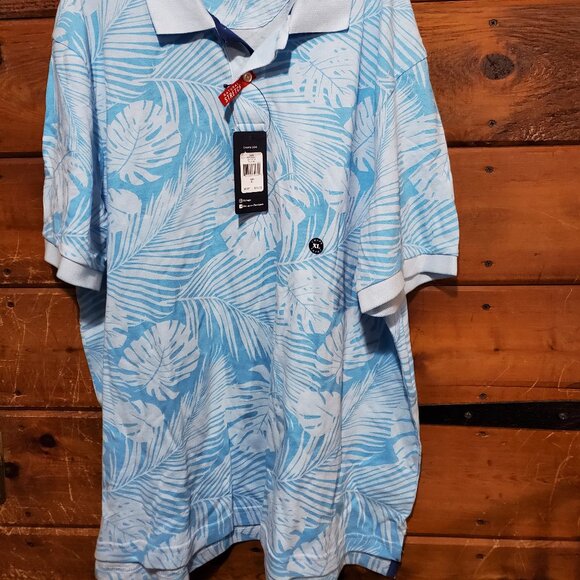 Men's Chaps Collared Hawaiian Shirt - Picture 3 of 6